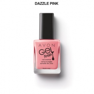 Лак для нігтів «Гель-ефект», відтінок Dazzle Pink/ Рожеве сяйво, 10 мл